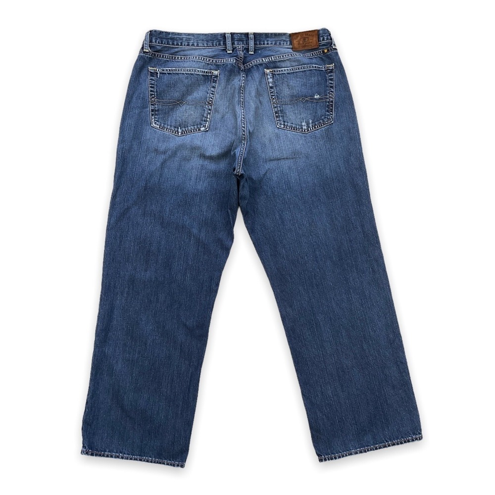 Lucky Brand Jeans Men 40x30 (ACTUAL 39x29.5) Blue Relaxed Straight 181 Denim